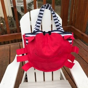 Mud pie kids crab tote
